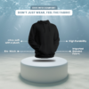 Midnight Solid Black Hoodie